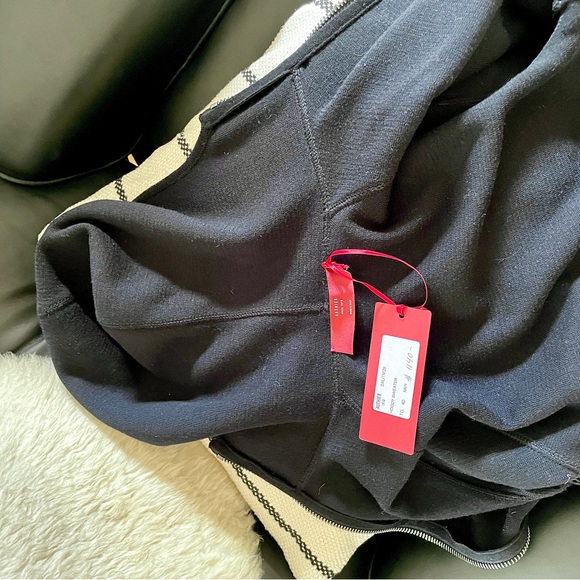 Navy zip up, hooded sweatshirt Authier - Picture 13 of 16